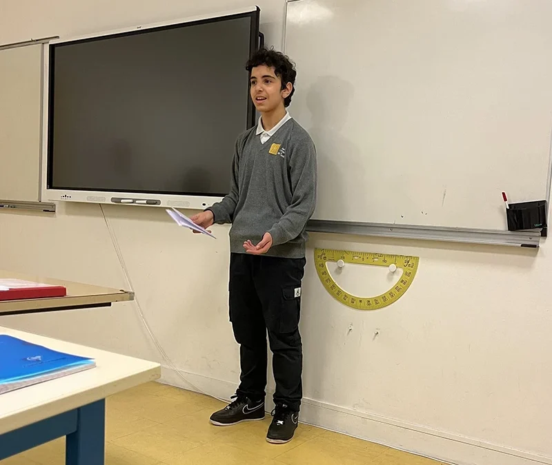 Un élève du Cours Saint Exupéry en stage chez Square Management